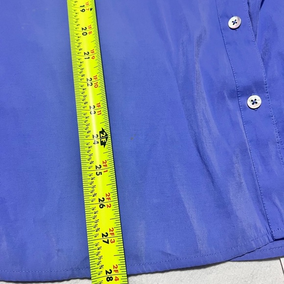 Chico’s Blue Button-Up Shirt - Picture 13 of 13